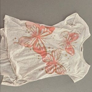 A butterfly t-shirt